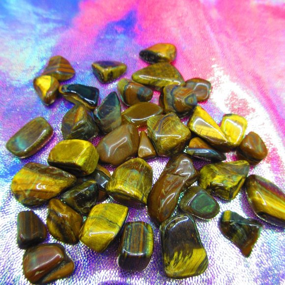 Tiger Eye Tumbled 3 Ounce Grid Set - Picture 2 of 6
